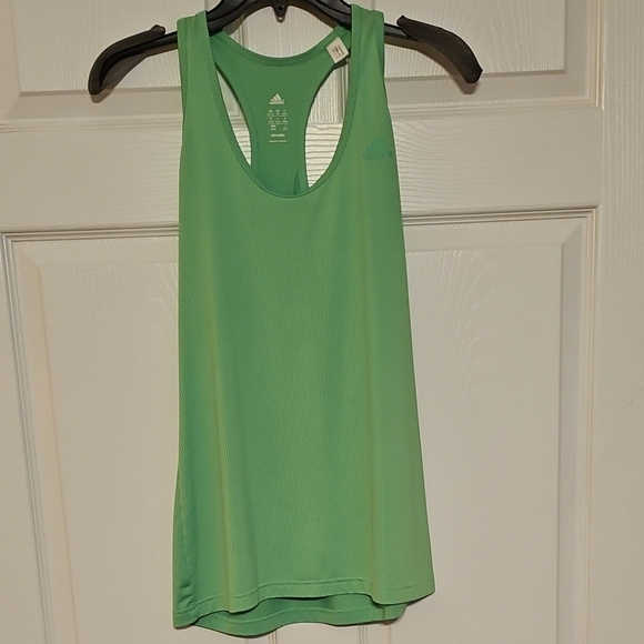 Adidas Climalite Women's Mint Racerback Tank Top - Picture 2 of 10